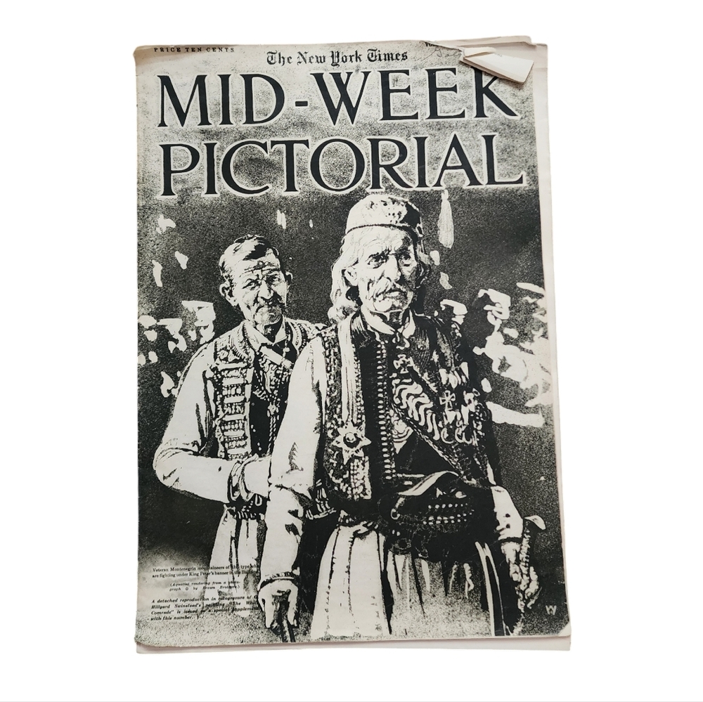 THE NEW‎ YORK TIMES Mid-Week Pictorial Antique December 30, 1915